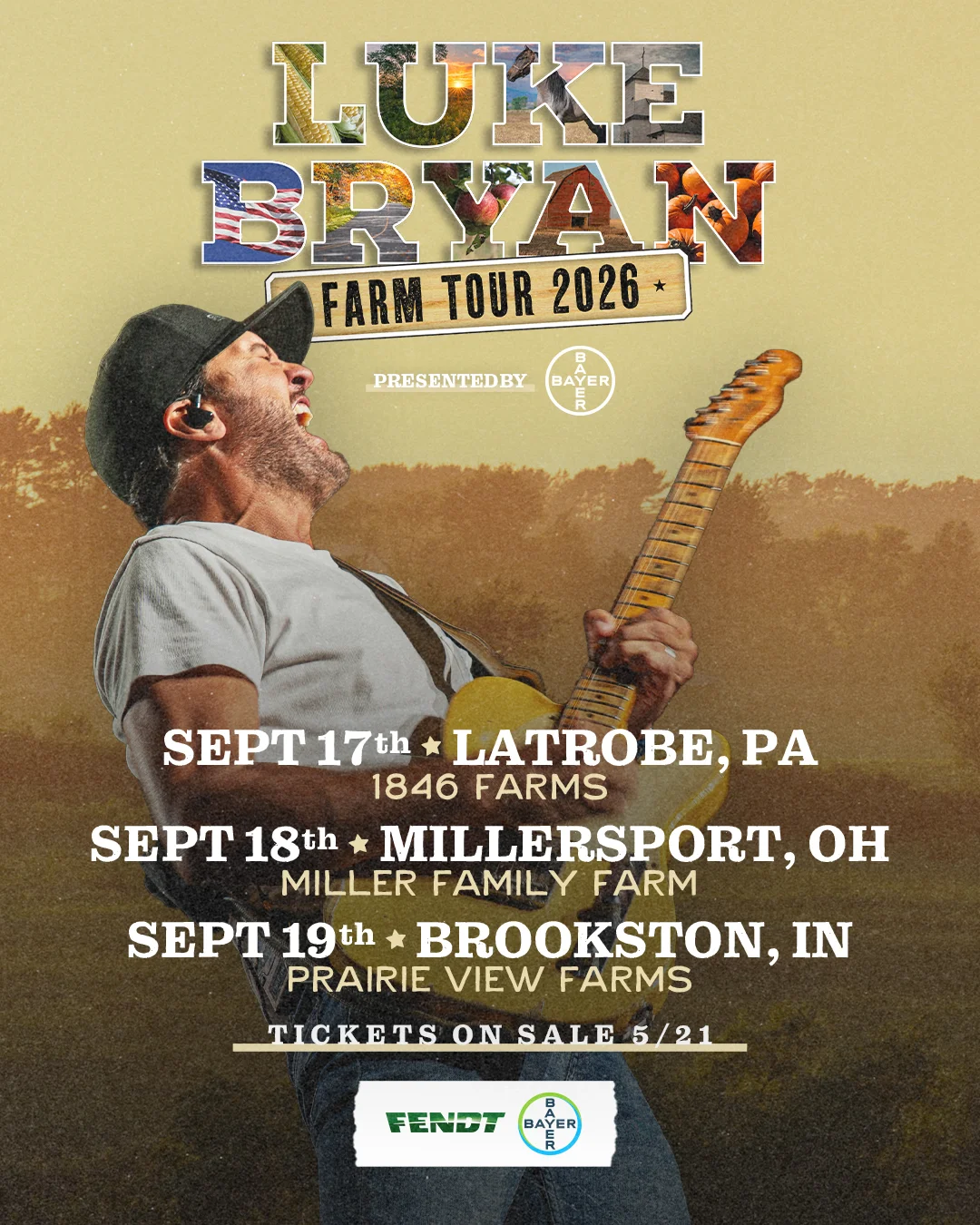 Luke Bryan Farm Tour 2026